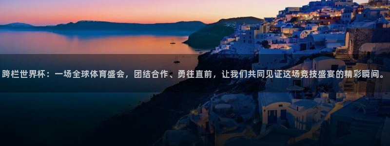 2026年男足世界杯:跨栏世界杯:一场全球体育盛会,团结合作、勇往直前,让我们共同见证这场竞技盛宴的精彩瞬间。