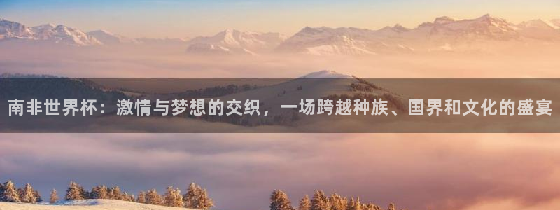 世界杯转播表:南非世界杯:激情与梦想的交织,一场跨越种族、国界和文化的盛宴
